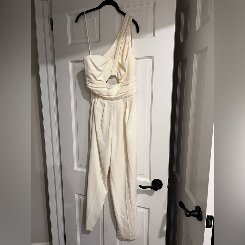 NWT 4 A.L.C. Elegant One-Shoulder Jumpsuit